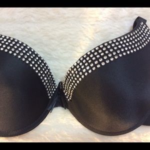 New Gorgeous Black Bling Ultimate Push Up Bra